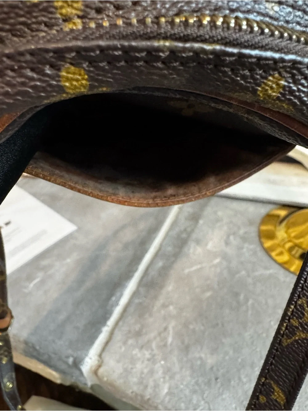 Louis Vuitton Monogram Danube Crossbody Bag with COA